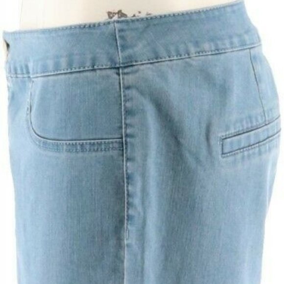 NWT C. WONDER DENIM BOOT CUT FLY FRONT JEANS 0 - Picture 4 of 11